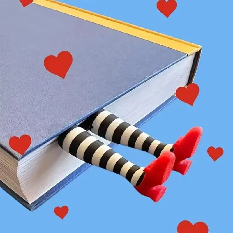 3D Creative Book Mark, High Heel Shoe Bookmark, Easter Gift, Halloween Christmas Gift, Witch Bookmark, Unique Decorative Reading Marker