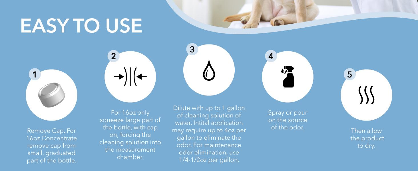 Odorcide K.O.E Kennel Odor Eliminator Concentrate – For Cages, Runs & More – For Home & Kennel w/Safe, Non-Enzymatic Formula (Fresh Scent, 16 oz)