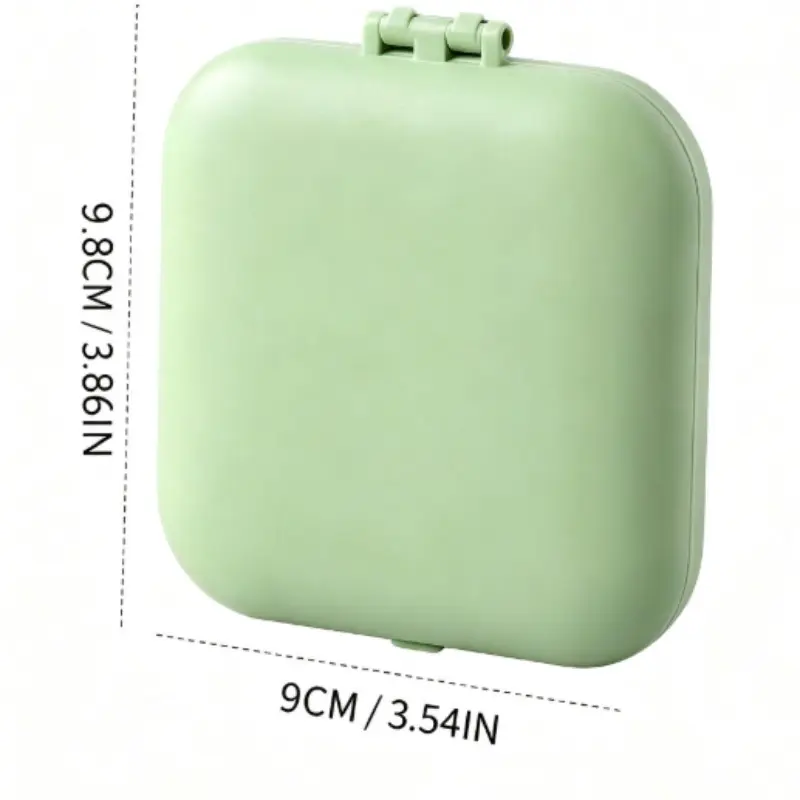 New High Definition Dual-Sided Makeup Mirror, Portable Folding Princess Mirror, Mini Square Mirror, Ideal for Travel and Daily Use
