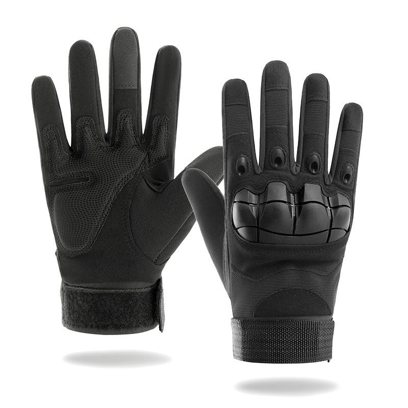 Outdoor sports gloves, tactical gloves, non-slip soft shell protective palm pads, touchscreen combat training gloves for men and women, full-finger and half-finger gloves