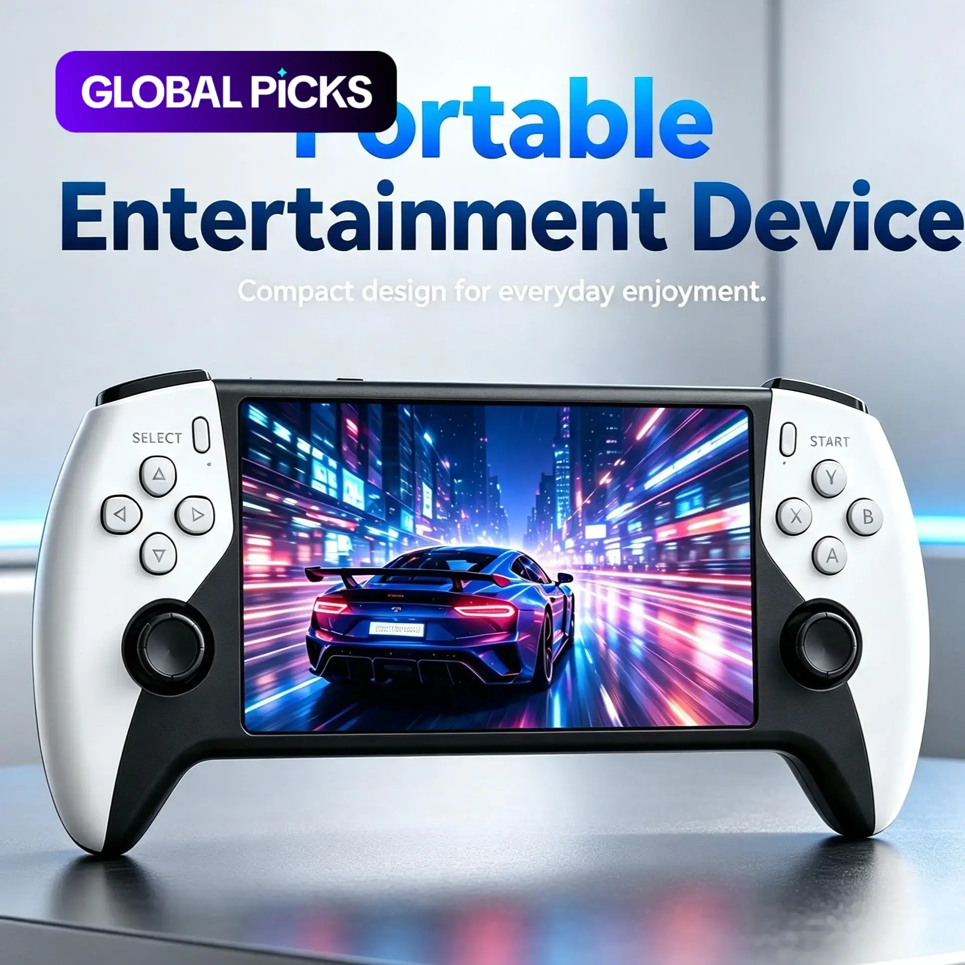 2026 New Sf3500 Upgrade Handheld Game Console, 5 Inch IPS Full-HD Screen, Multiple Emulator Modes, 3000mah Long-Lasting Battery