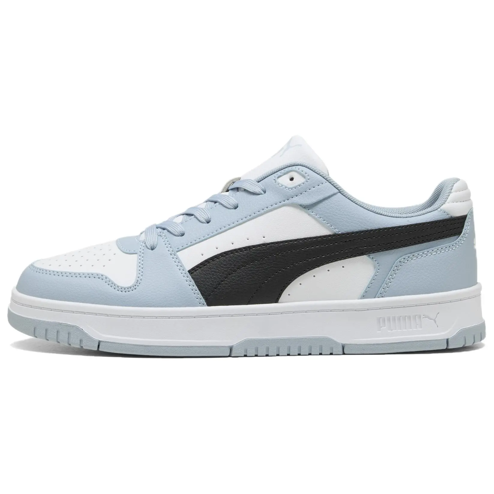 PUMA Rebound Slam Refreshing Color Block Campus Youth Style Comfortable Versatile Height Increasing Balance Support Low Top Sneakers 407169-12