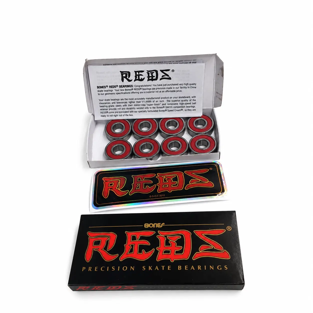 High-Performance 608 Skateboard Bearings for Skateboards, Roller Skates, Longboards & Electric Scooters — Precision-Machined Stainless Steel with Sealed Design for Smooth, Low-Friction Rolling and Enhanced Durability