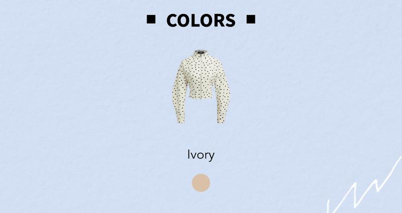 Cider Linen-blend Polka Dot High Neck Zip Through Jacket