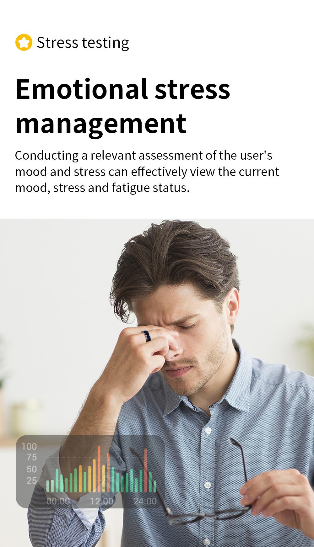 Stylish Smart Ring for Men And Women with Digital Display-Health Ring, Built-In Caller ID Function, Sleep, Exercise, Menstrual Cycle Recording, IP68 Fitness Ring, Fitness Tracker Ring, with Magnetic Charging Base Long Battery Life