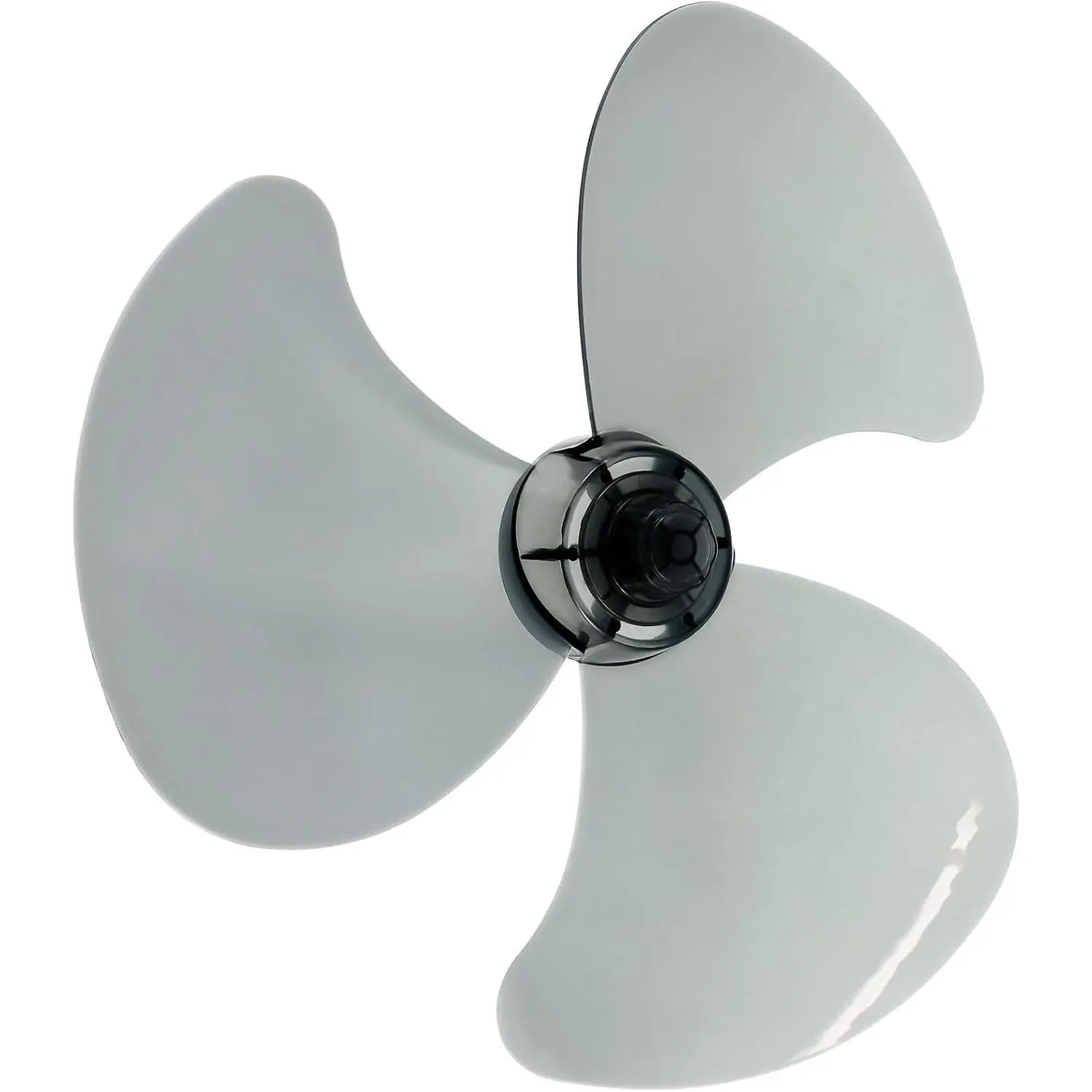 TOYANDONA Universal Fan Blade Replacement - 14 Inch Plastic 3-Blade Fan with Nut Cover, Fit for Household Table/Standing/Pedestal Fanners, Easy Install
