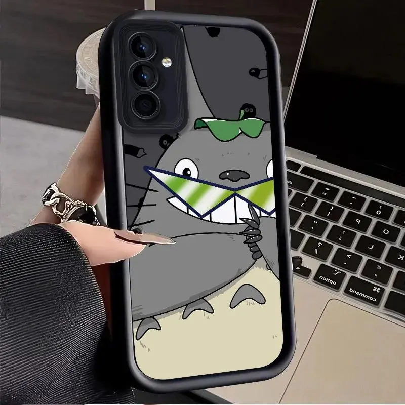 Studio Ghibli Totoro Smooth Phone Case for IPhone 17 16 15 14 13 12 11 Pro Max Plus 17Air And Samsung S26 S25 S24 S23 S22 S21 FE Plus Ultra Soft TPU Back Cover Protection Shockproof, Accessories, Smartphone, Custom