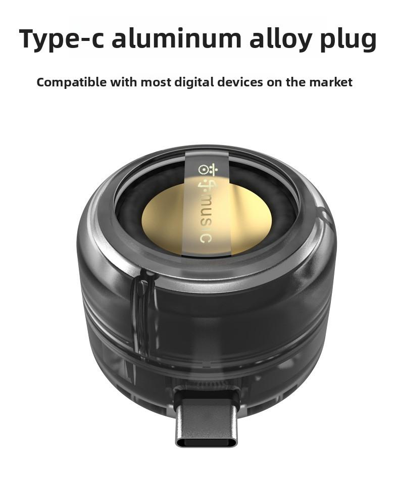 Direct-plug mini speaker Type-C mobile phone mini player portable speaker wholesale external subwoofer wireless
