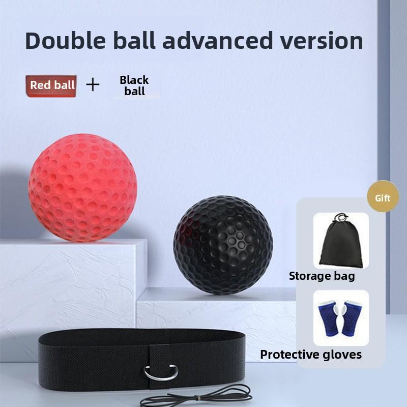 Head-mounted boxing reaction speed ball household boxing training ball decompression vent ball magic ball