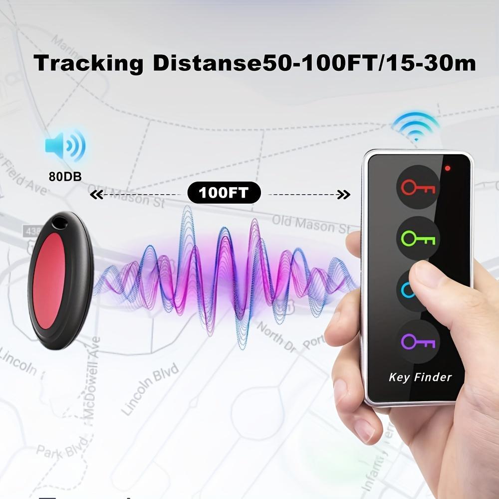 Key Locator, Wireless Rfid Locator Key Positioner with 4 Receiver & Led Flashlight Function Smart Key Finder #GLOBAL PICKS
