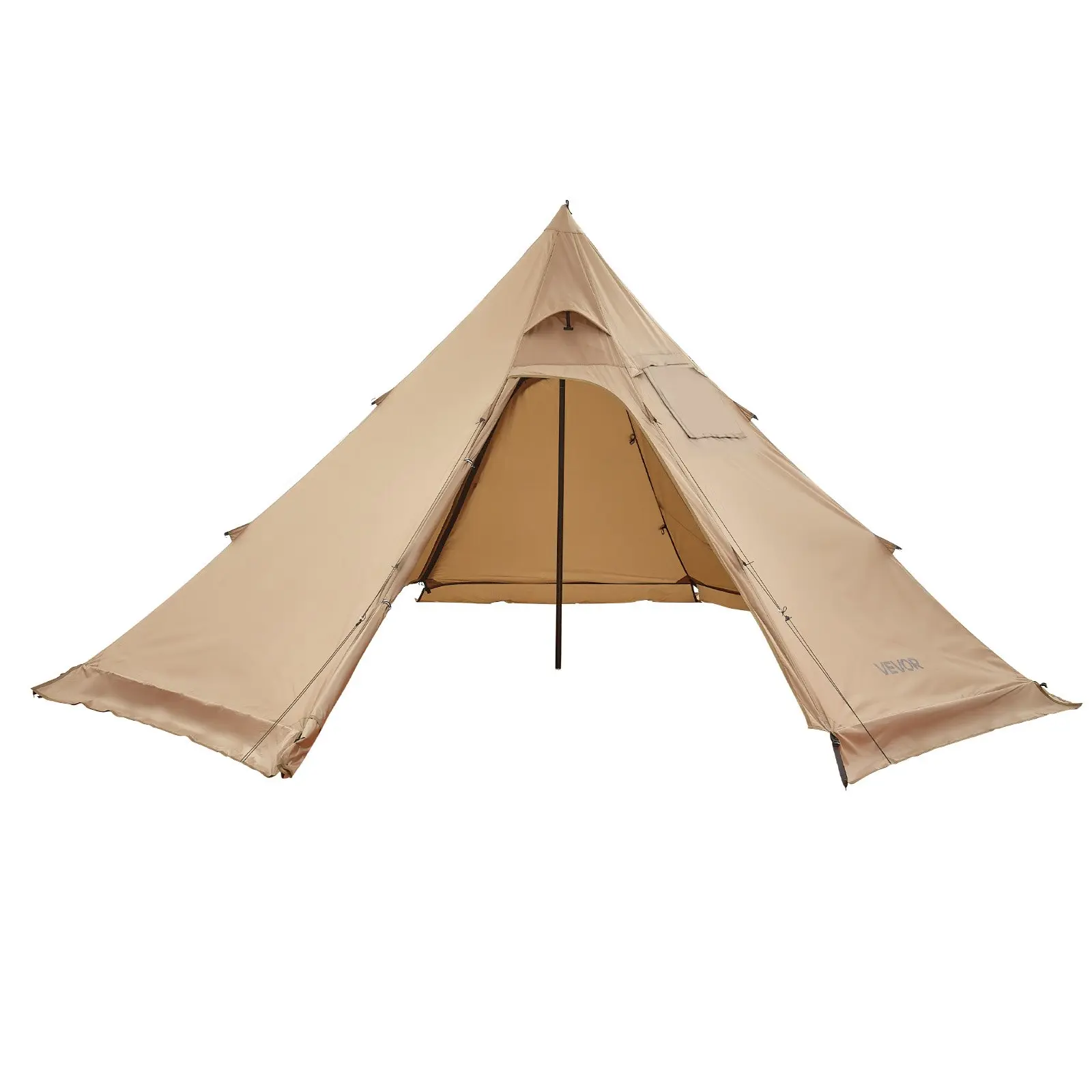 【DealsForYouDays】VEVOR Hot Tent for 4 Persons, Portable Winter Tipi Tent with Stove Jack, Waterproof Camping Tents,  Lightweight 4 Season Shelter Tents for Hiking Fishing Backpacking, M Size