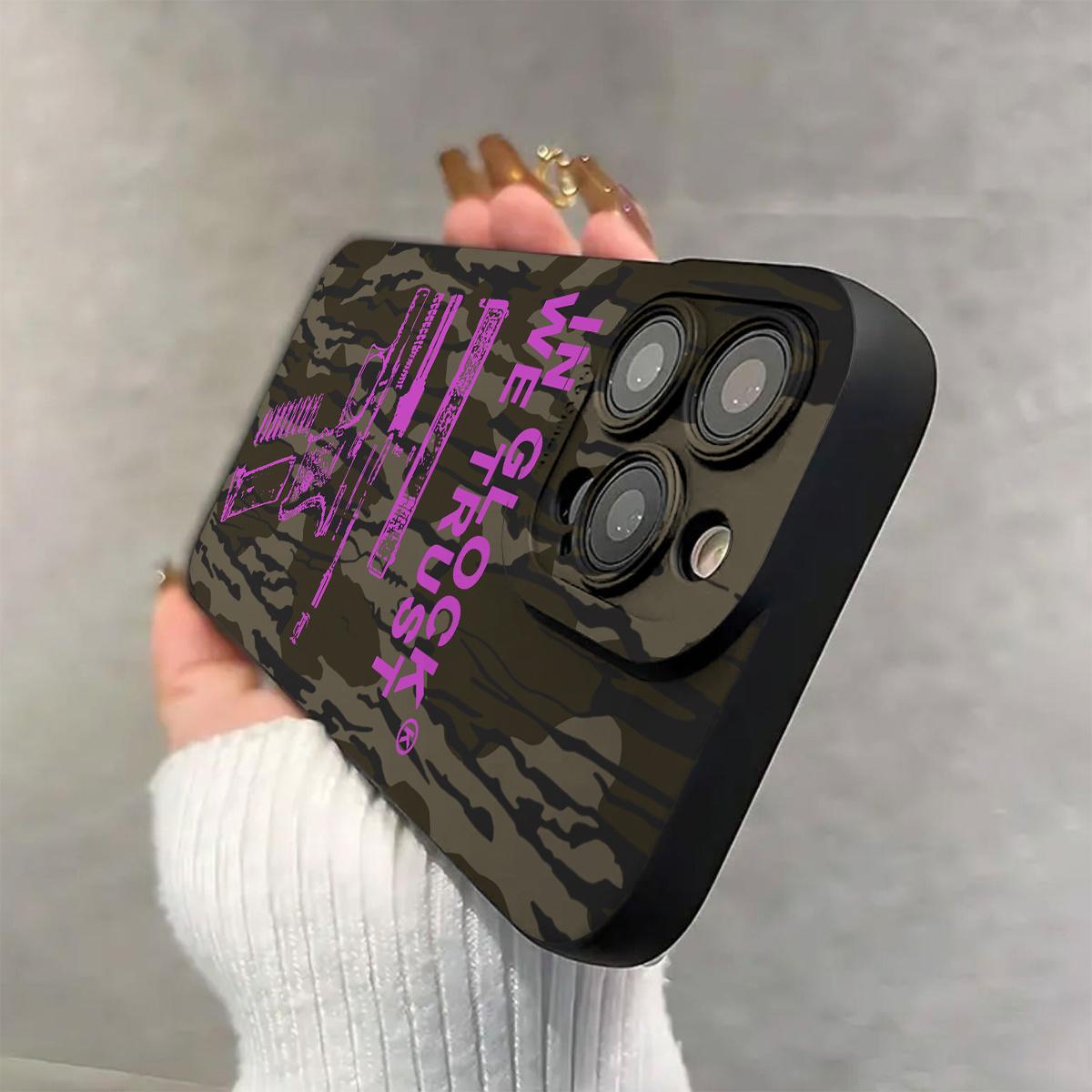 IN Glock We Trust Deep Space Gray Camouflage Mobile Phone Case Suitable for iPhone11, 12, 13, IN Glock We Trust Deep Space Gray Camouflage Mobile Phone Case Suitable for iPhone11, 12, 13,