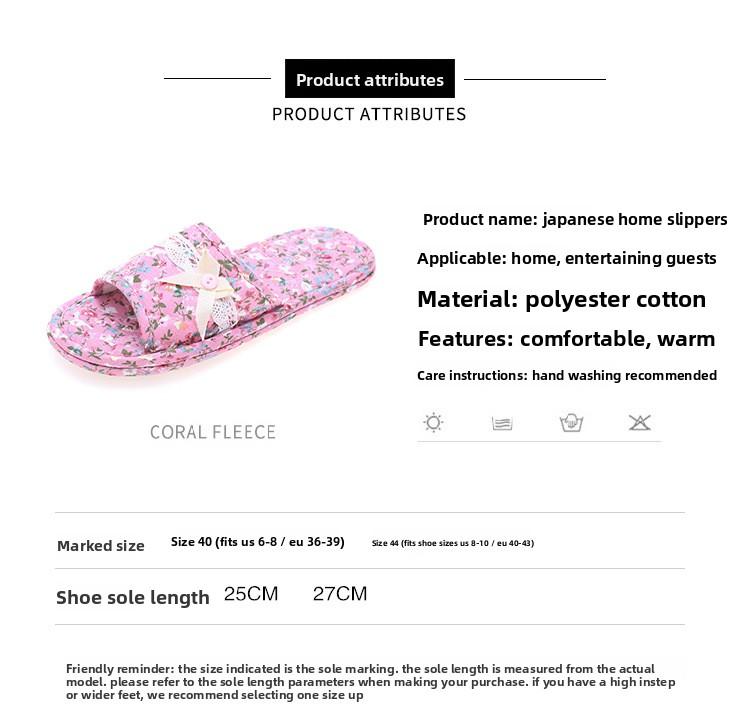 Two-layer fabric-soled wooden floor slippers, soft-soled couple's slippers, women's summer indoor silent home shoes