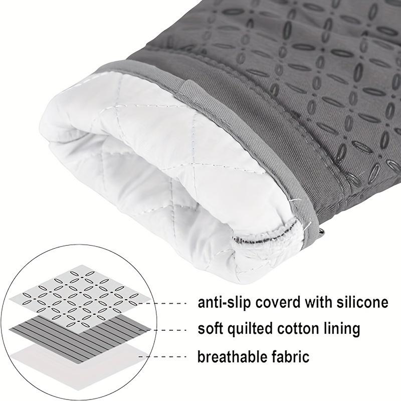 For Baking, BBQ & Daily Cooking, Kitchen Anti-scald Protection Solution, 6 Pcs Oven Mitt Set, Mitts, Pot Holders & Non-slip Towels, Effortlessly Protect Kitchen from Scald, Kitchen Protection Supplies