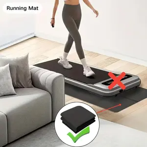 Large Running Mat with Buffer, Foldable Sports Pad, Non-Slip Textured Surface, Portable Yoga and Gym Floor Mattress, Home Exercise Equipment