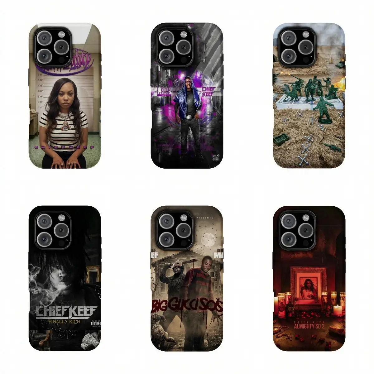 Lead Never Follow Leaders Chief Keef Case – Fashion Dual-Layer Cover, Perfect Gift for Hip-Hop Fans Suitable for iPhone 17-11 Pro Max/Plus and  Samsung Galaxy S23-25