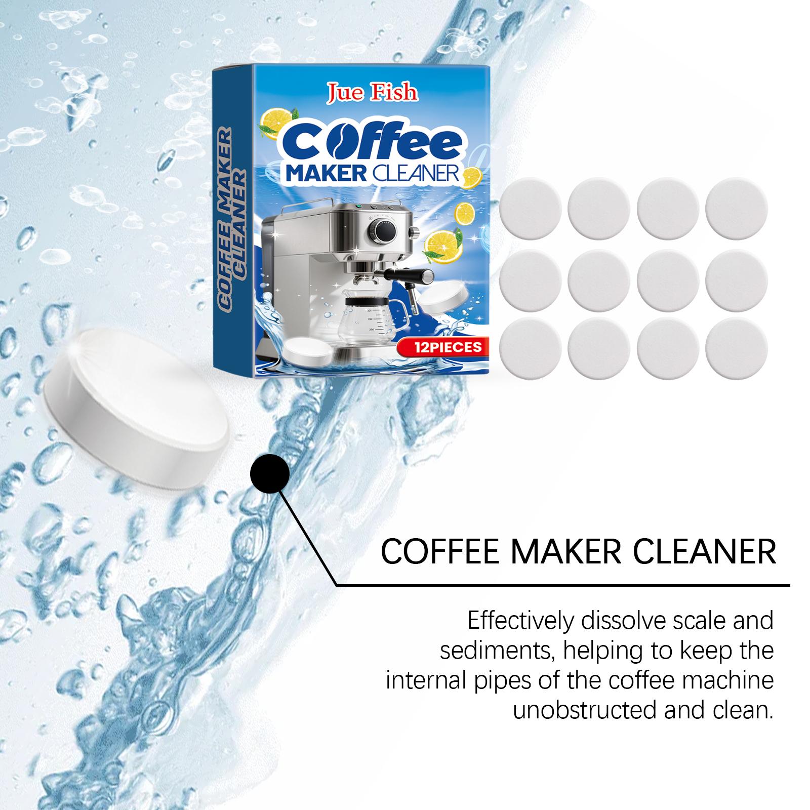 Jue Fish Coffee Machine Cleaning Tablets, Coffee Machine Stain And Scale Removal Filter Screen Cleaning, Household Universal Cleaning Tablets