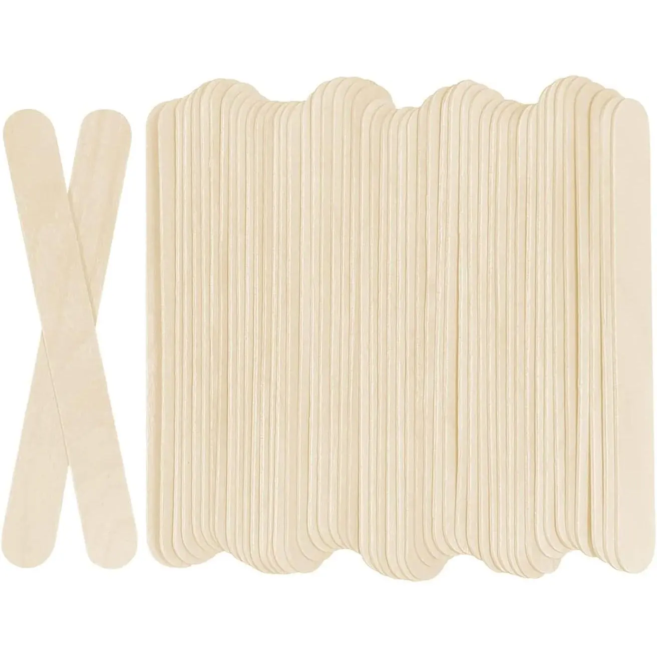 100 count  Wooden Craft Sticks Popsicle Stick 6” Long x 3/4”Wide  Ice Pop for DIY Crafts, Art Projects, Classroom Supplies