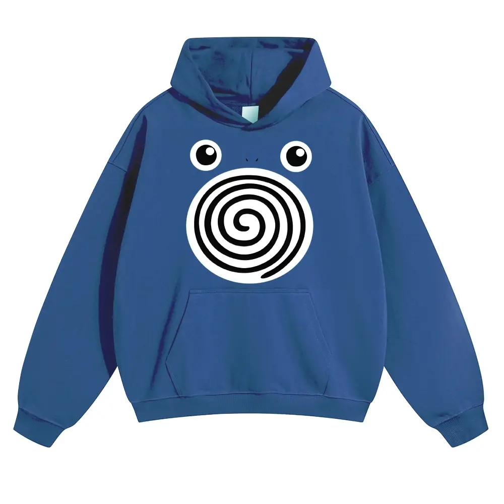 Unisex Spiral Big-Eyed Cartoon Graphic hoodie Personalized Pattern Y2k Clothing Round Neck hoodie,Women's Clothing 100% Cotton, Menswear, Top, Vintage Style,Summer Casual Oversized