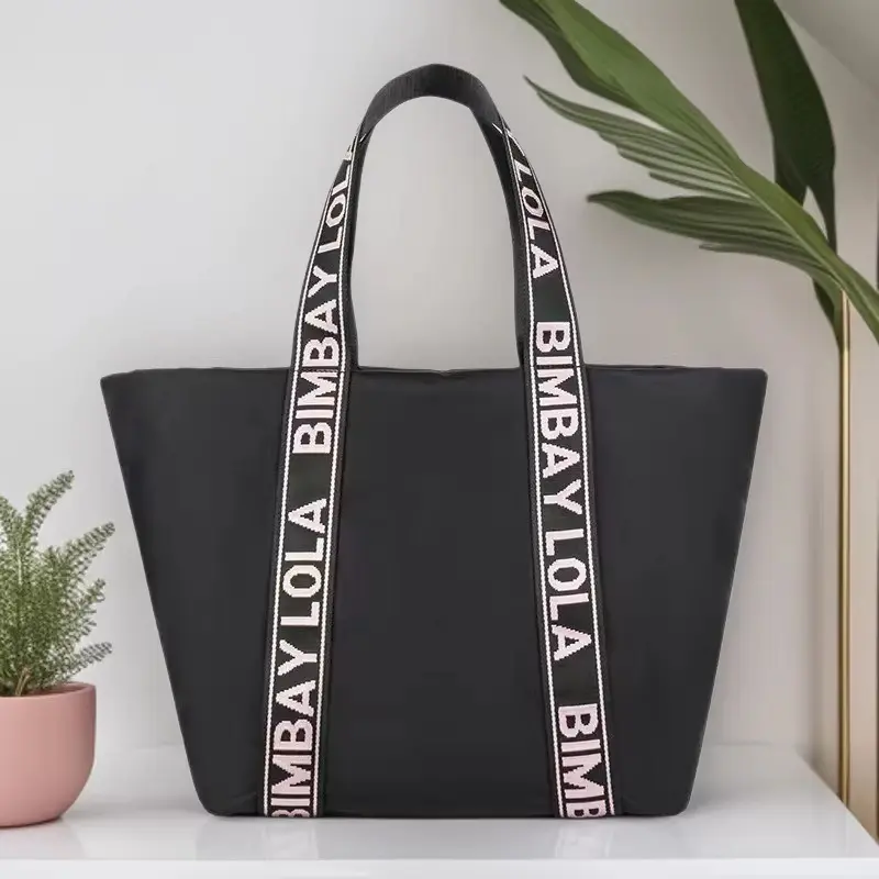 Tote Bag, New Female Alphabet Bag, Summer Shopping Bag, Large Capacity Women's Oblique Span Bag. college dorm drag Pastel Embroidered Canvas basketball work