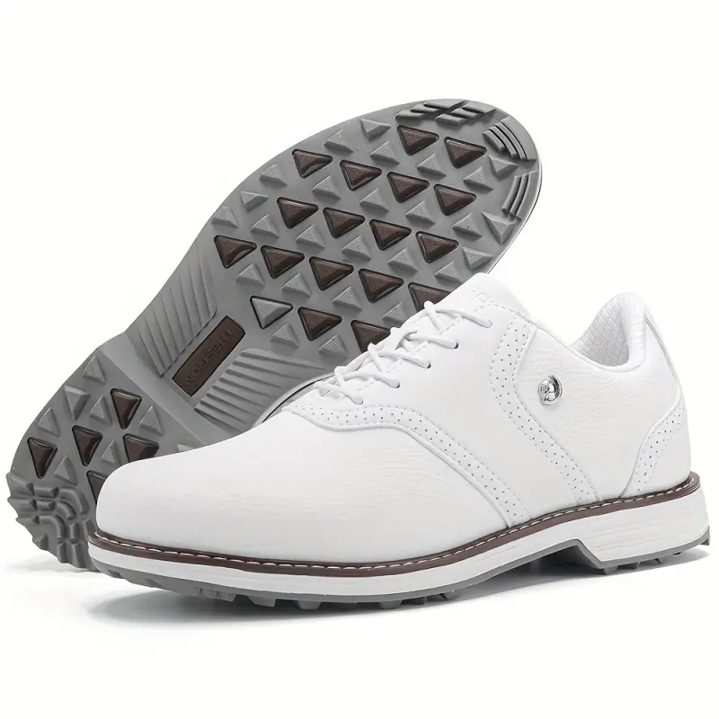 Sneakers, Men's Golf Shoes Professional Non Slip Comfortable Big Size 39-49 Outdoor Golf Sport Shoes for Men,Grass anti-skid Nail design,Men's Casual Trainers