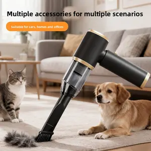 Cordless Handheld Vacuum, Wet & Dry Powerful Suction Car Vacuum, Rechargeable Portable Mini Vacuum for Home Office Pet Hair Cleaning