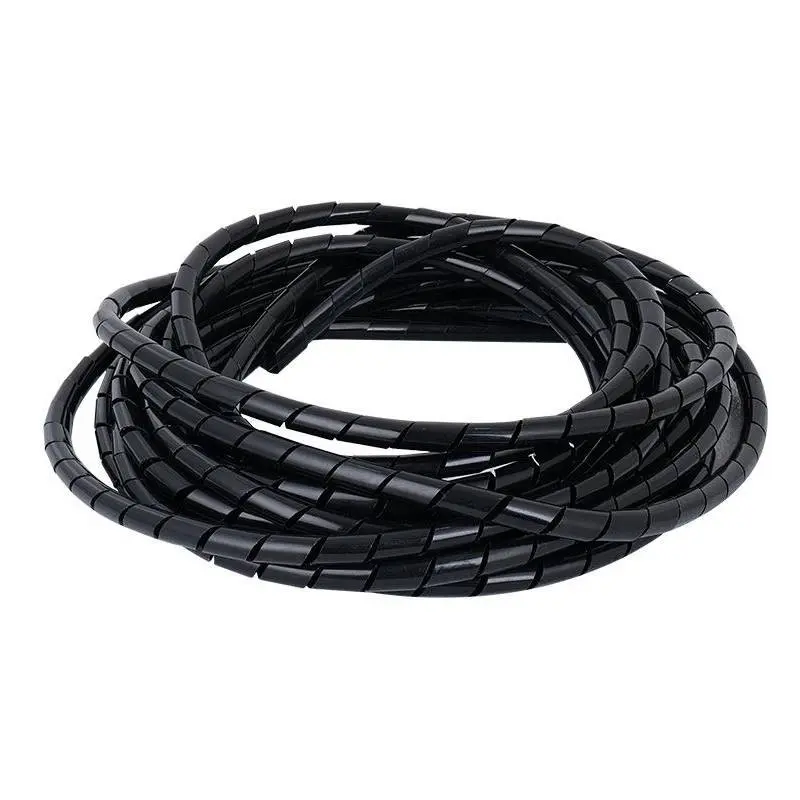 1pc Spiral Wrap Tube 25m, 4mm Diameter, Cable Protector, Wire Management, Ideal for TV Cables, Garden Wires, Electrical Wiring