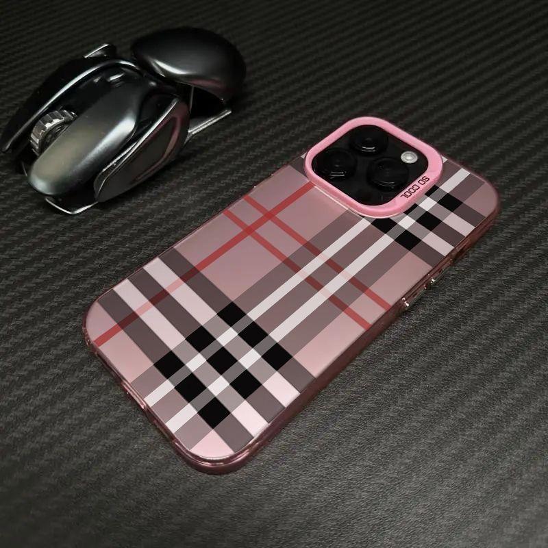 Luxury Shockproof TPU-Plastic Protective Smartphone Casing & Accessory, Stylish Classic Plaid Tech Accessory, Durable Protection for iPhone 17,16,16E,15,14,13,12,11,X,XS,XSMAX,7P,8P & a6 Series, Ideal Christmas Gift,summerwins summerwins