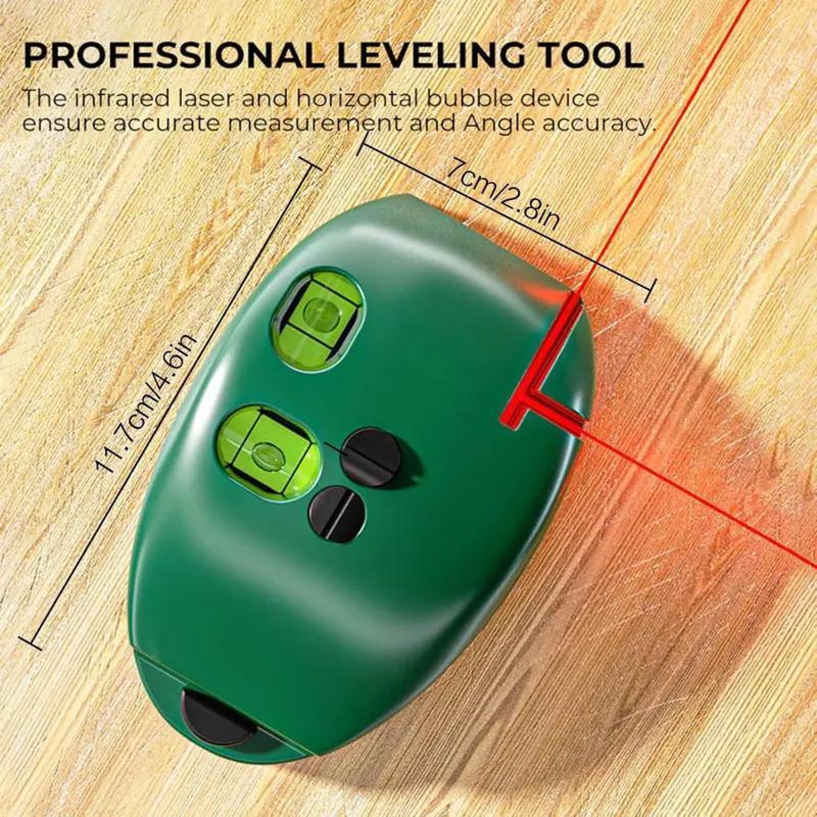 90 Degree Electronic Red Light Scale Red Light Level Green Light Level Self-leveling Parallel Line Parallel Line Suitable for Construction Portable 90 Degree Electronic Red Light Scale Red Light Level Green Light Level Self-leveling Parallel Line Parallel Line Suitable for Construction Portable