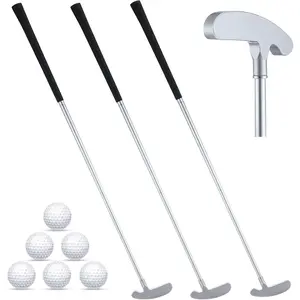 Golf Putter Two Ways for Men Women Kids Club with  Practice Golf Balls for Left or Right Handed Golfers Indoor Outdoor