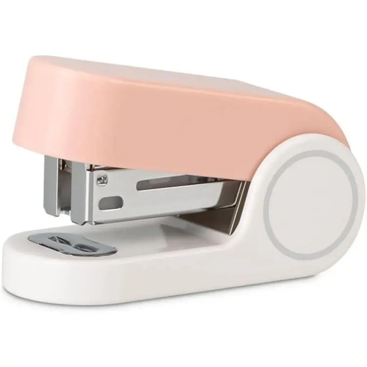 Cute Multi-Color Mini Stapler with 830 Staples, 20-Sheet Capacity, Compact Office Desktop Travel-Size Stapler for Students, Efficient Paper Stapling Tool