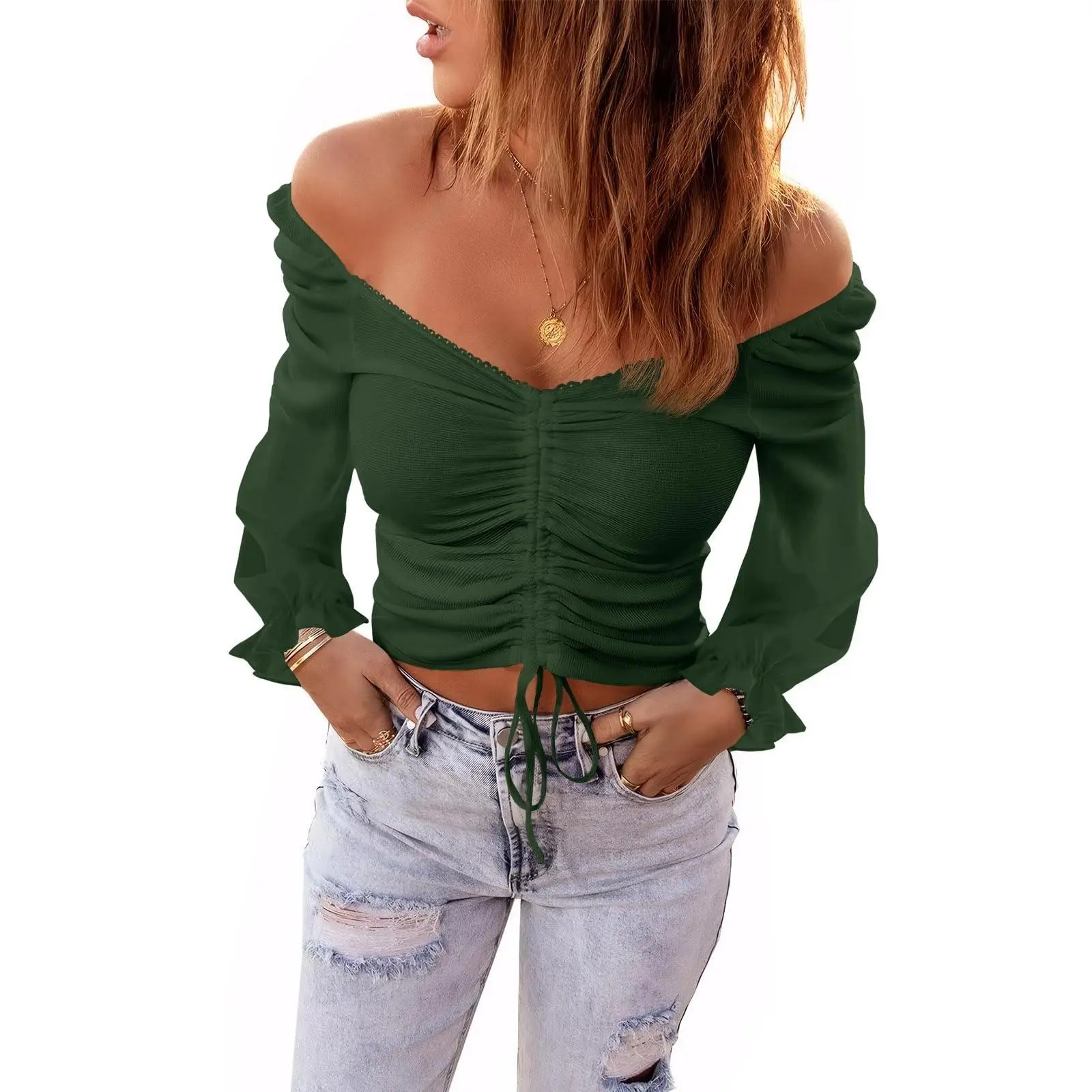 Army Green-Long Sleeve