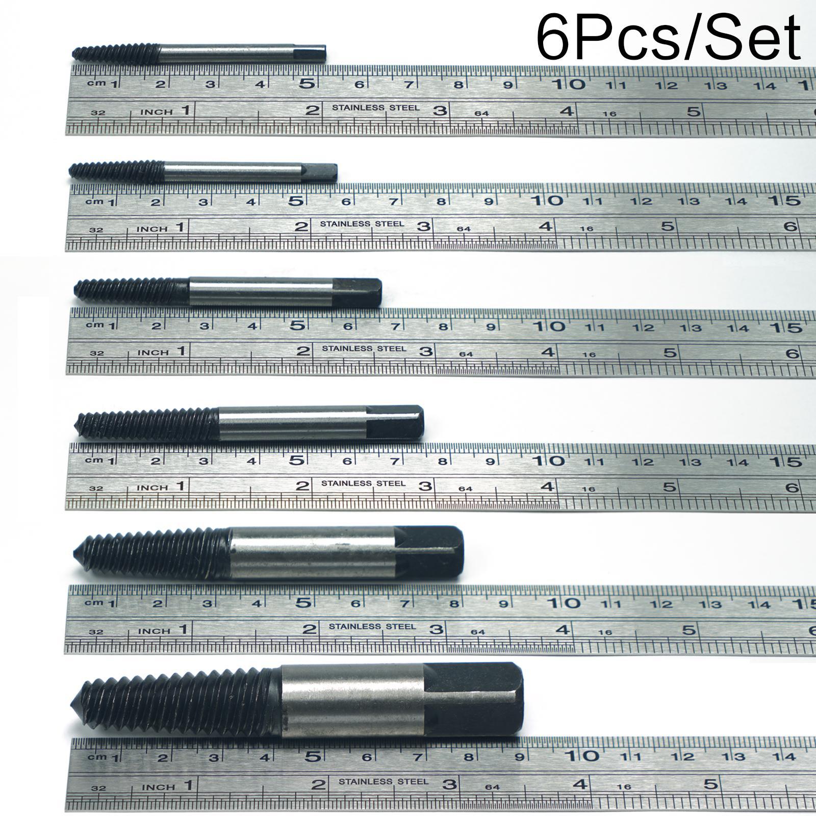 Broken Damaged Screw Pull Out Bit Set, Carbon Steel Double Sided Screw Center Bit, Removal Tool Set, Screw Extractor Bits, Gift