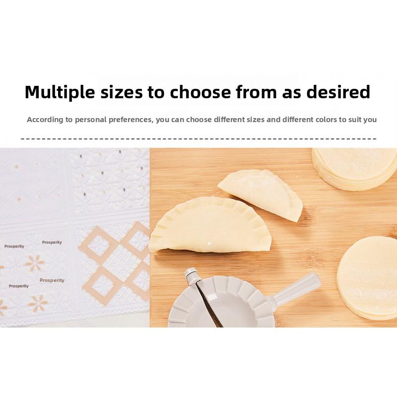 Multifunctional Kitchen Dumpling Maker Set – Manual Dumpling Mold, Skin Press, Sealer &  dough Cutter for Easy Pinch Making