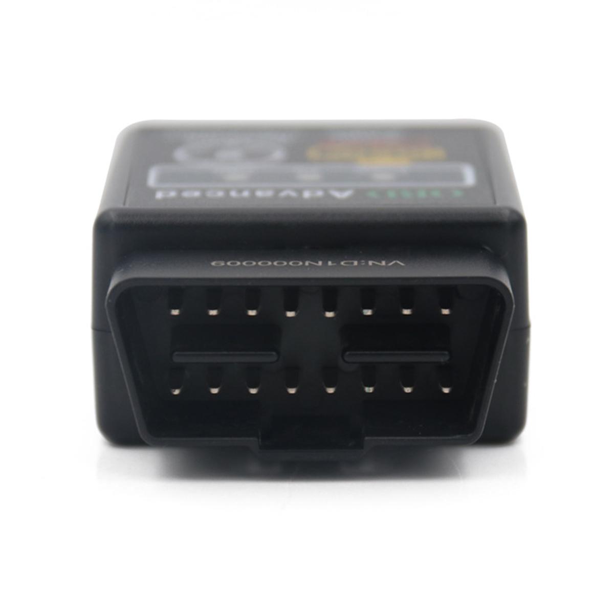 HH OBD Advanced Bluetooth Mini ELM327 Scanner OBD2 Car Diagnosis Tool for Android Windows with 3000 Code Definitions and LED Indicator - Card, Lights, Usb, Wireless uv Up Erasable Acrylic Message Board cordless rechargeable hood light