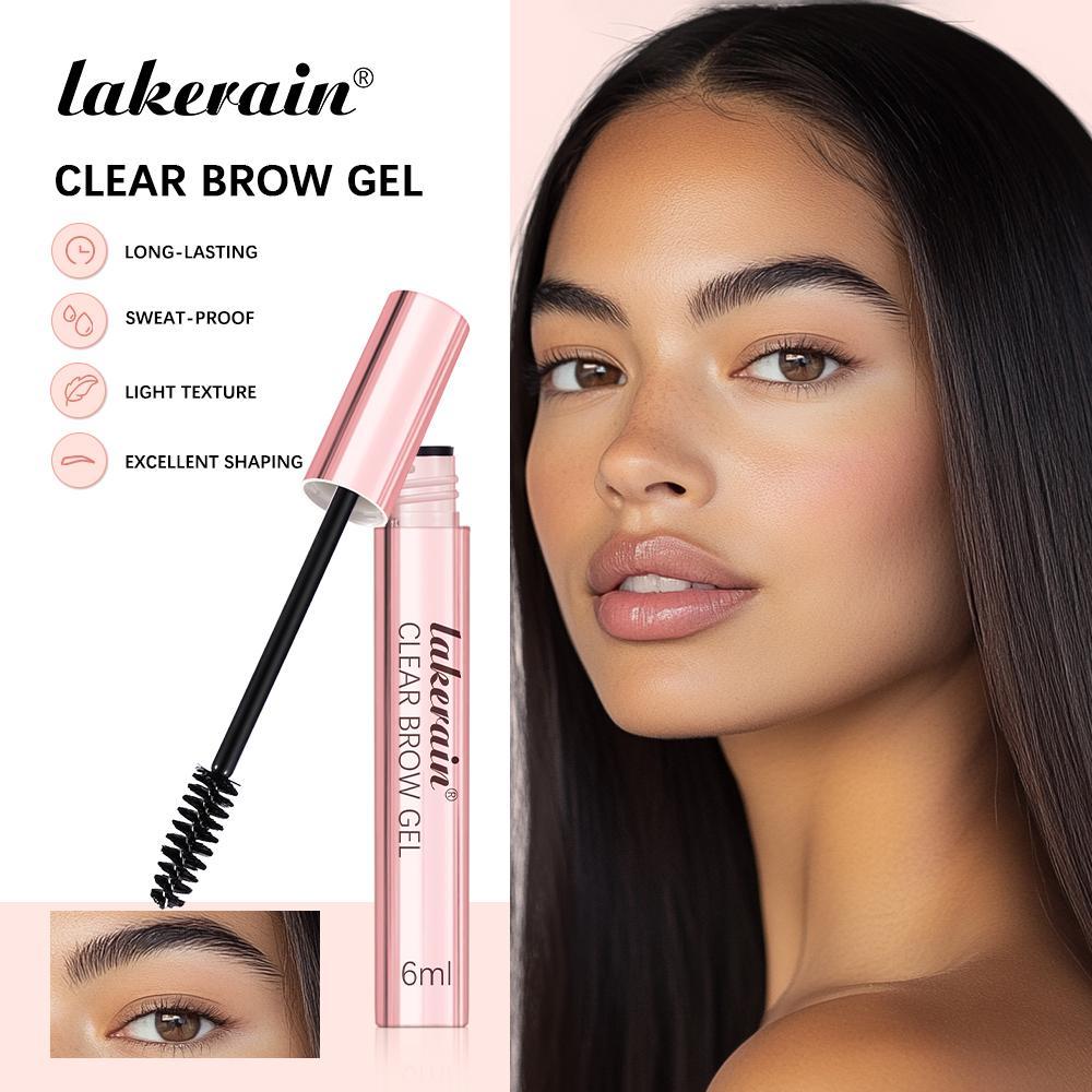 Clear Brow Gel, 3 Counts/set Long Lasting Eyebrow Gel, Brow Styling Gel, Waterproof & Trans-proof, Flexible Hold, Non-sticky, Eyebrow Makeup Tool for Women, Cosmetic, Eyebrow Shaper Set