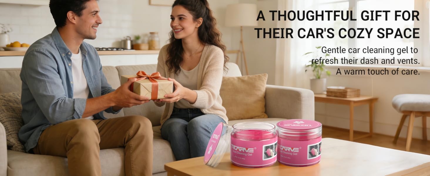 2Pack Cleaning Gel Car Putty Car Clean Putty Gel Auto Tools Car Interior Cleaner Car Cleaner Car Cleaning Slime Car Assecories Keyboard Cleaner Rose (320g/11.2oz) : Automotive