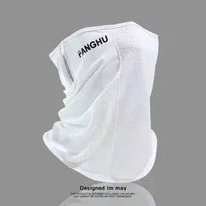 Summer Mesh Sunscreen Mask Ear Hanging Elastic Breathable UV Protective Mask Sports Outdoor Travel Climbing Fishing Mask