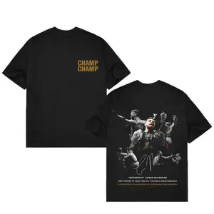 [🥊🔥Sale Up To 50%]Conor McGregor Ultimate Fighting Graphic Tee🥊| Vintage MMA Championship Boxing Shirt, 100% Cotton Unisex Streetwear Top, Retro 90s Fight Night Apparel, UFC Inspired Fan Merch, Gift for MMA & Combat Sports Fans