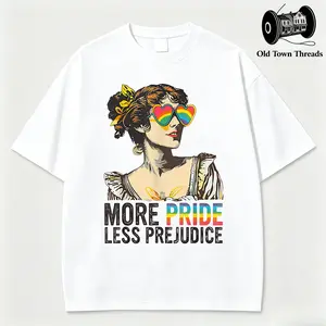 More Pride Less Prejudice Shirt, LGBTQ Shirt, Proud Ally Shirt, Pride Month Shirt, LGBTQ Sweatshirt, LGBTQ Gift, Pride Parade, Lesbian Shirt