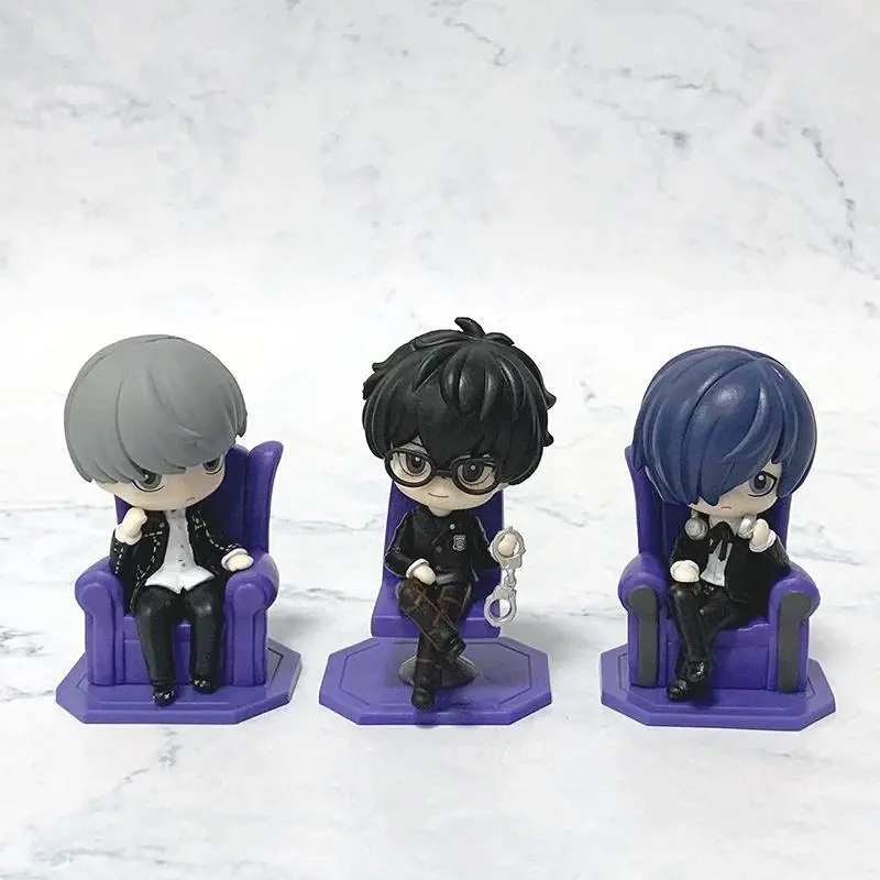Anime & Manga Cute Action Figure Model Toys - 2026 Popular Item, Featuring Amamiya Ren, Yuuki Makoto, Yu Narukami, Gift for 3-4 Years Old Kids