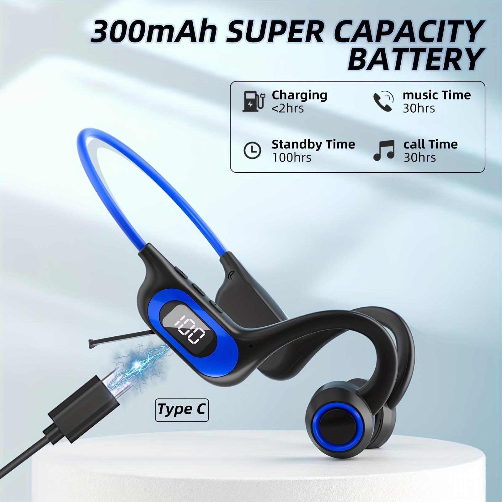 Open-Ear Bone Conduction Wireless Headphones, Sweatproof with Built-in Mic and TF Card Slot - Ideal for Running, Gym, Hiking, and Cycling, Gym Headphones noise cancelling airpods 4 cases short throw portable smart projector