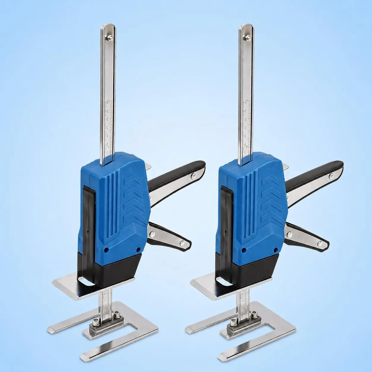 440 lbs Hand Lifting Jack Tool 2 Pack, 12 Inch  Slow/ Descent Control, Carbon Steel Construction Furniture Jack Lifter, Labor Saving Arm Tool for Door, Window, Drywall, Cabinet