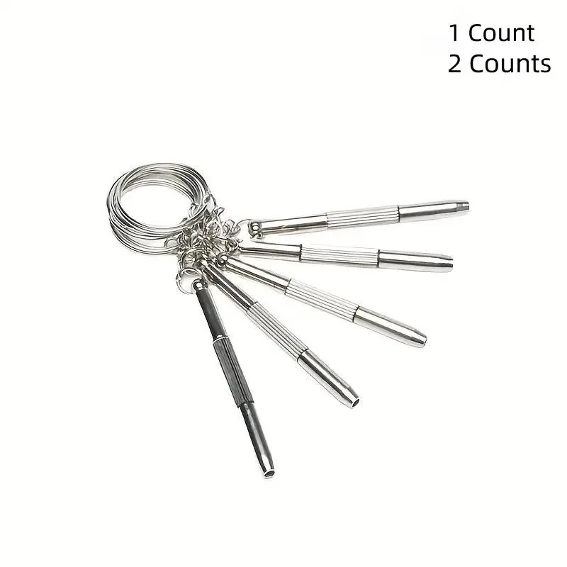 3-In-1 Glasses Micro Screwdriver, Eyeglass Screwdriver, Sunglasses Watch Multifunctional Screwdriver, Portable Screwdriver Keychain, Compact Tool Accessory