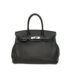 Pre-owned HERMÈS HERMES Birkin 30 Noir(89) Togo Leather Stamp C,P206941218