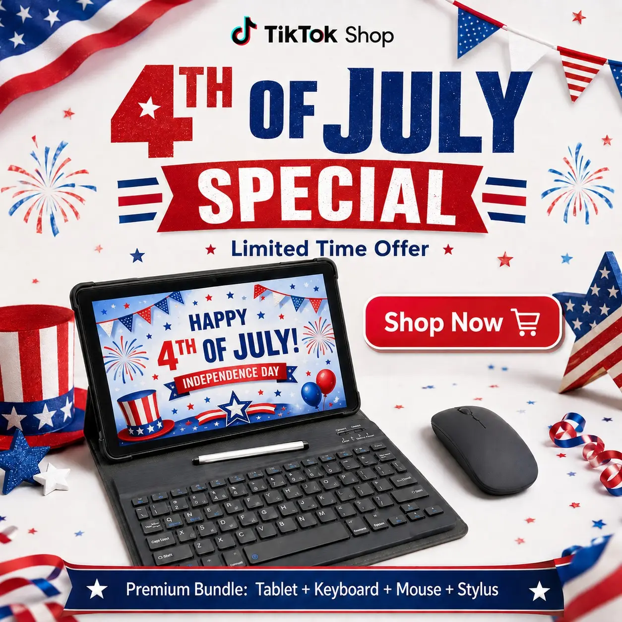 10.1-Inch Android Tablet, 3+64GB RAM, High Resolution Screen, Tablets for Gaming, Tablets with Keyboard, Gaming & Office Use, Includes Keyboard, Stylus, Mouse, Perfect Gift
