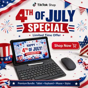 10.1-Inch Android Tablet, 3+64GB RAM, High Resolution Screen, Tablets for Gaming, Gaming & Office Use, Includes Keyboard, Stylus, Mouse, Perfect Gift