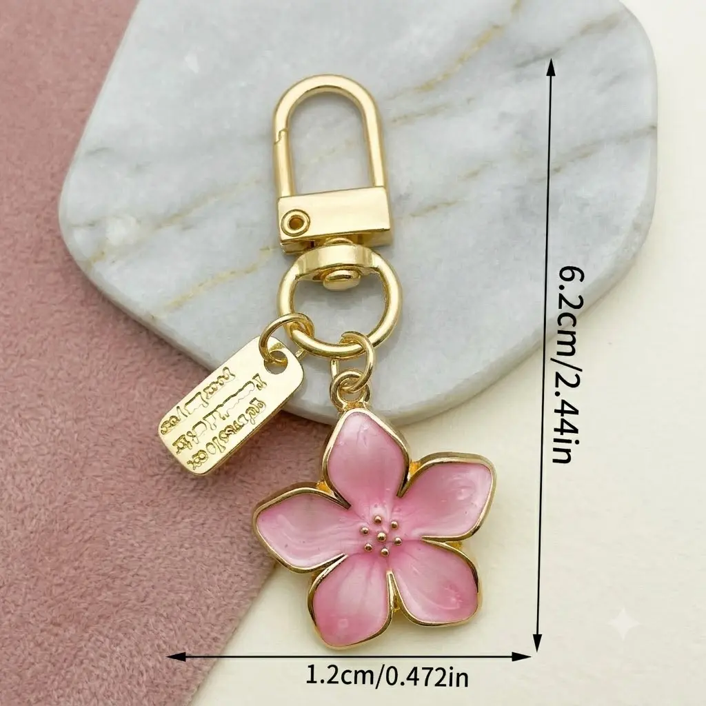 Flower Design , Cute  for Women & Men, Fashion Accessories for Bag & Car Key Decoration,  Charm Keychain