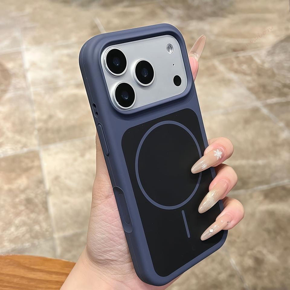 New Liquid Silicone Magnetic Phone Case For iPhone 17 Air 15 14 13 16 17 Pro Max Plus Magsafe Official Charging Protector Cover