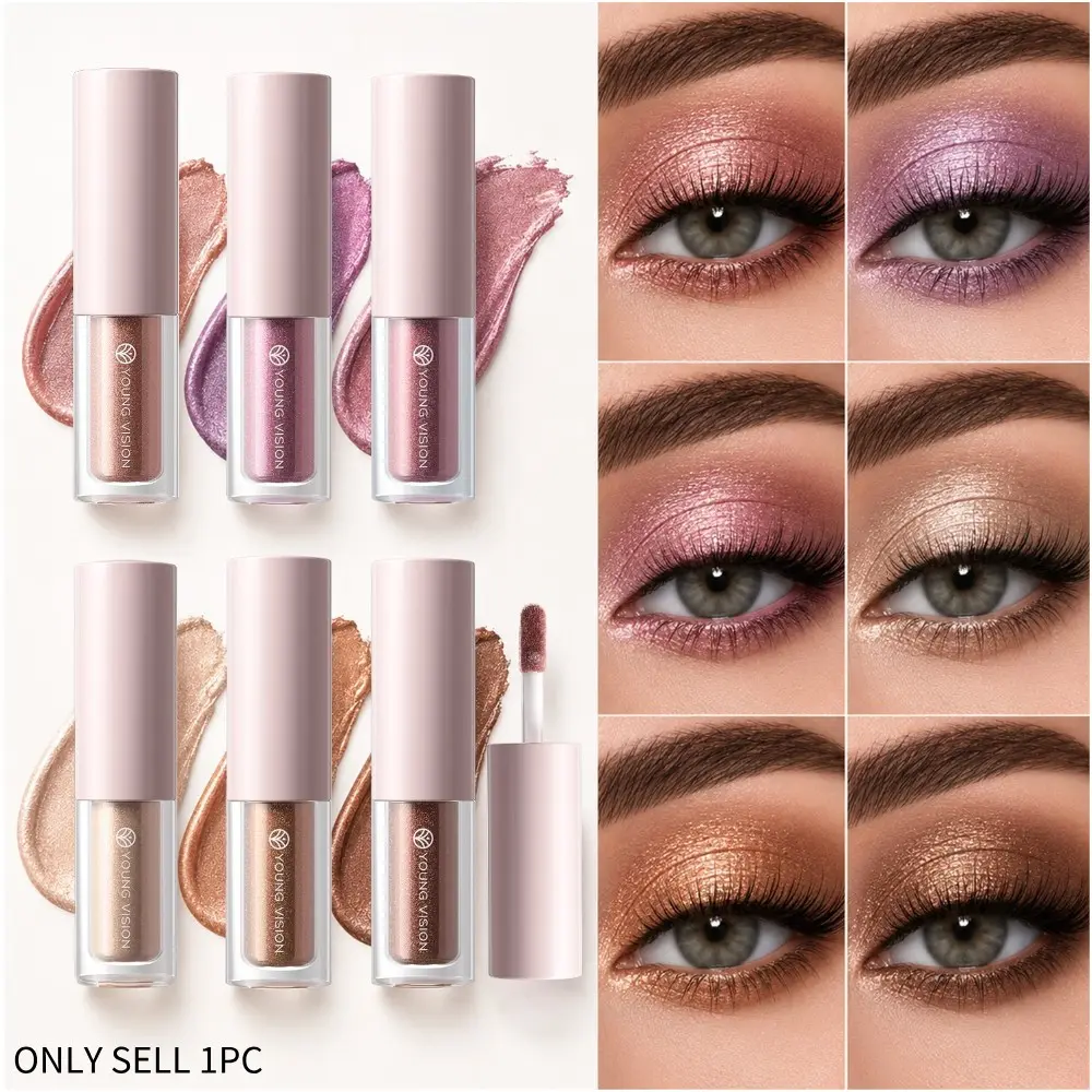 YOUNG VISION Liquid Eyeshadow, Fall Winter Warm Tone, Lightweight Long-Lasting Formula, Deep Eye Shadow Effect, Cosmetics